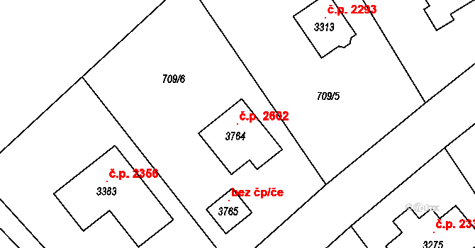 Brandýs nad Labem 2602, Brandýs nad Labem-Stará Boleslav na parcele st. 3764 v KÚ Brandýs nad Labem, Katastrální mapa