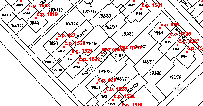 Sezimovo Ústí 46355553 na parcele st. 3139 v KÚ Sezimovo Ústí, Katastrální mapa