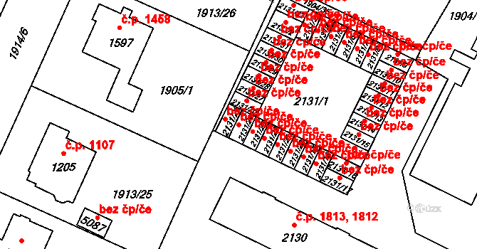 Šumperk 48519553 na parcele st. 2131/24 v KÚ Šumperk, Katastrální mapa