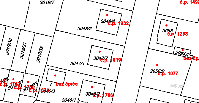 Dobrá Voda u Českých Budějovic 1819 na parcele st. 3047/2 v KÚ Dobrá Voda u Českých Budějovic, Katastrální mapa