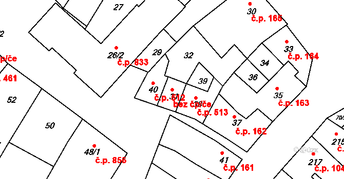Dolní Kounice 39826554 na parcele st. 31 v KÚ Dolní Kounice, Katastrální mapa