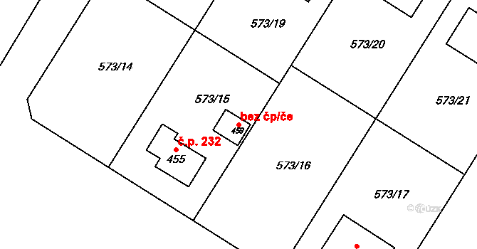 Škrdlovice 43152554 na parcele st. 459 v KÚ Škrdlovice, Katastrální mapa