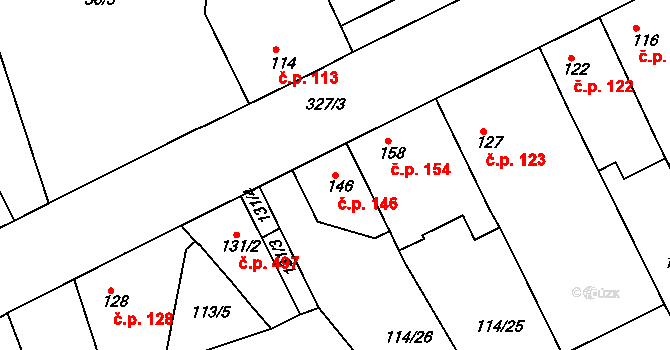 Litol 146, Lysá nad Labem na parcele st. 146 v KÚ Litol, Katastrální mapa