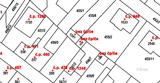Třebechovice pod Orebem 42712556 na parcele st. 1034 v KÚ Třebechovice pod Orebem, Katastrální mapa