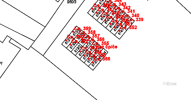 Litvínov 43690556 na parcele st. 613/13 v KÚ Hamr u Litvínova, Katastrální mapa