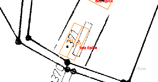 Merboltice 47040556 na parcele st. 371 v KÚ Merboltice, Katastrální mapa