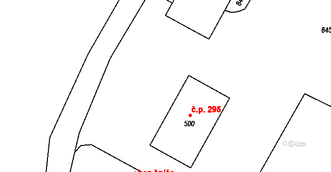Lipová-lázně 49007556 na parcele st. 349 v KÚ Horní Lipová, Katastrální mapa