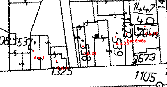 Byšičky 21, Lysá nad Labem na parcele st. 538 v KÚ Lysá nad Labem, Katastrální mapa
