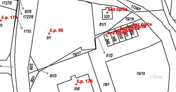 Ohnišov 44242557 na parcele st. 3/2 v KÚ Ohnišov, Katastrální mapa