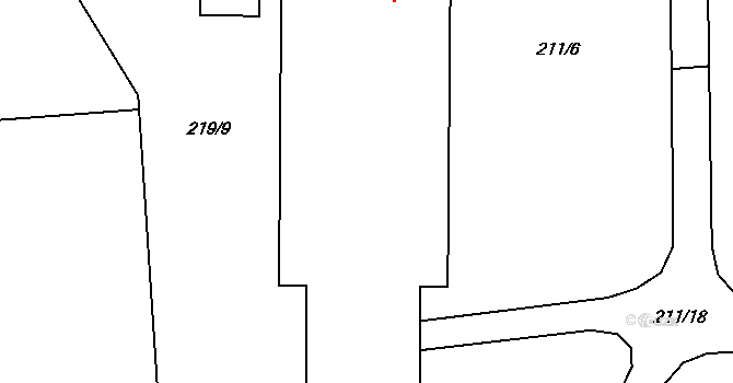 Olšovec 144 na parcele st. 137/3 v KÚ Olšovec, Katastrální mapa