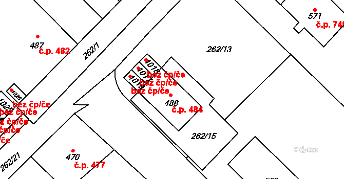 Kdyně 49852558 na parcele st. 498 v KÚ Kdyně, Katastrální mapa