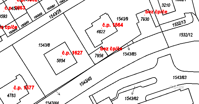 Beroun 104621559 na parcele st. 7956 v KÚ Beroun, Katastrální mapa