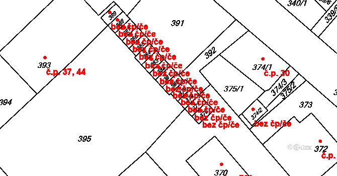 Nový Bor 39764559 na parcele st. 380 v KÚ Nový Bor, Katastrální mapa