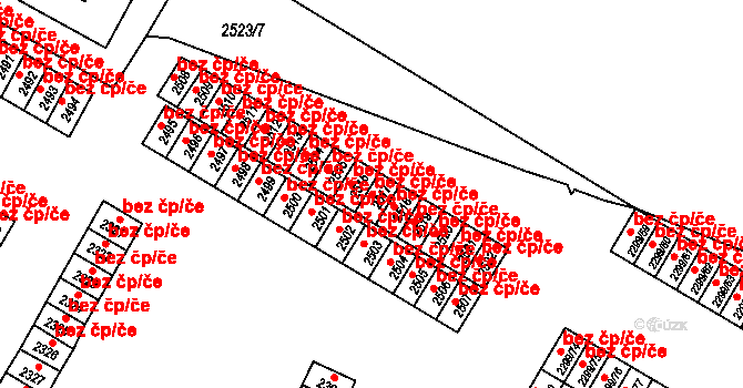 Česká Lípa 42251559 na parcele st. 2517 v KÚ Česká Lípa, Katastrální mapa