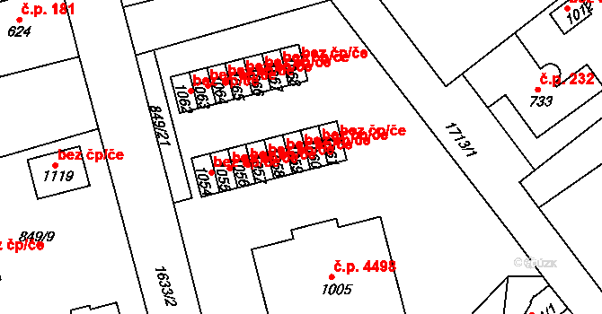 Jablonec nad Nisou 42928559 na parcele st. 1059 v KÚ Jablonecké Paseky, Katastrální mapa