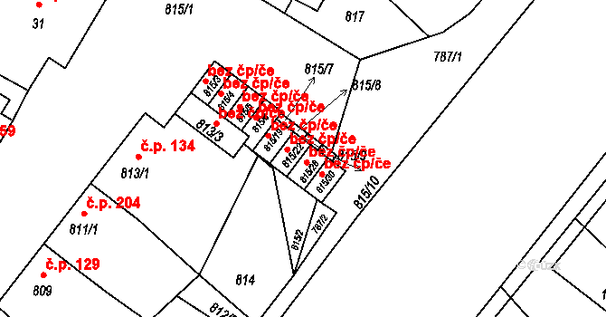 Objekt 47314559, Katastrální mapa