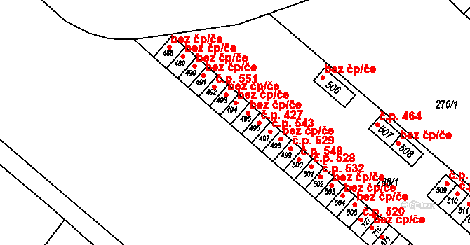 Rokytnice 47858559 na parcele st. 494 v KÚ Rokytnice u Přerova, Katastrální mapa