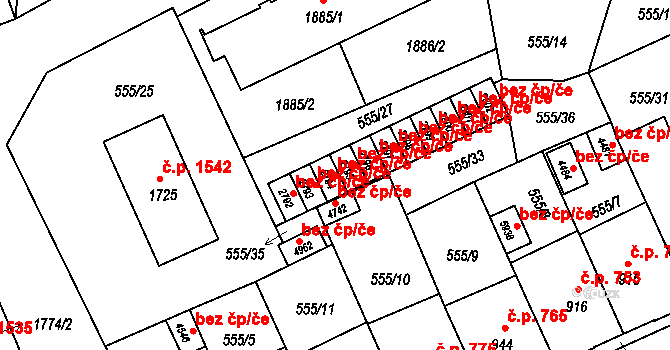 Šumperk 42027560 na parcele st. 2794 v KÚ Šumperk, Katastrální mapa