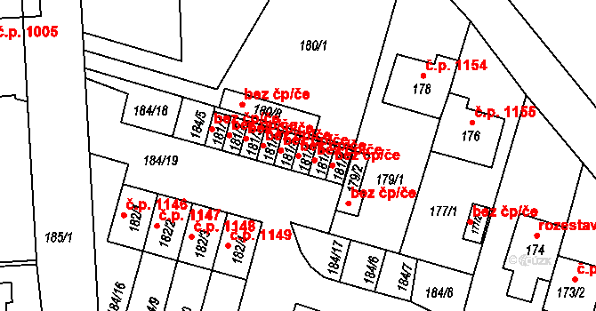 Hořovice 42111561 na parcele st. 181/6 v KÚ Velká Víska, Katastrální mapa