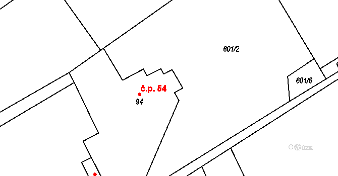 Horní Bludovice 40311562 na parcele st. 460 v KÚ Prostřední Bludovice, Katastrální mapa