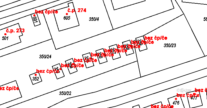 Liběchov 45403562 na parcele st. 356 v KÚ Liběchov, Katastrální mapa