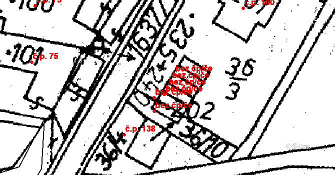 Velká Chyška 39267563 na parcele st. 237 v KÚ Velká Chyška, Katastrální mapa