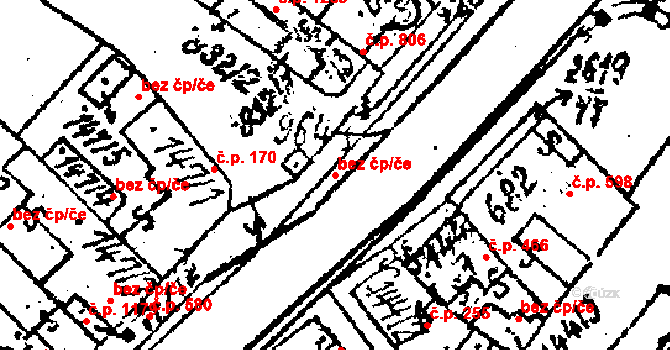 Lanžhot 40765563 na parcele st. 964 v KÚ Lanžhot, Katastrální mapa