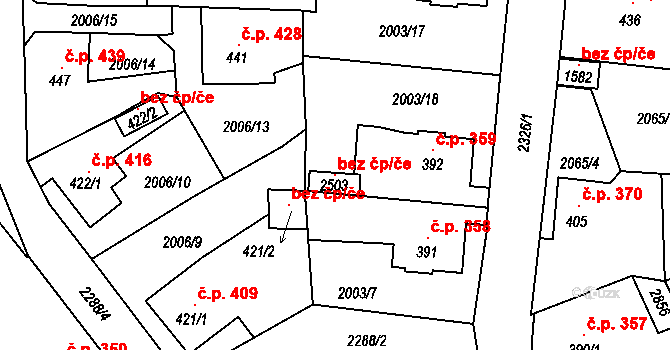 Ledeč nad Sázavou 115473564 na parcele st. 2503 v KÚ Ledeč nad Sázavou, Katastrální mapa