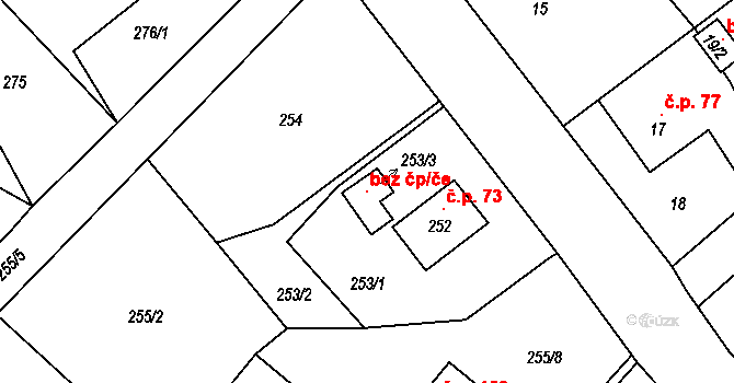 Rýmařov 120364565 na parcele st. 253/3 v KÚ Edrovice, Katastrální mapa