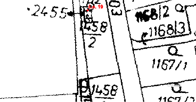 Byšičky 22, Lysá nad Labem na parcele st. 2653 v KÚ Lysá nad Labem, Katastrální mapa