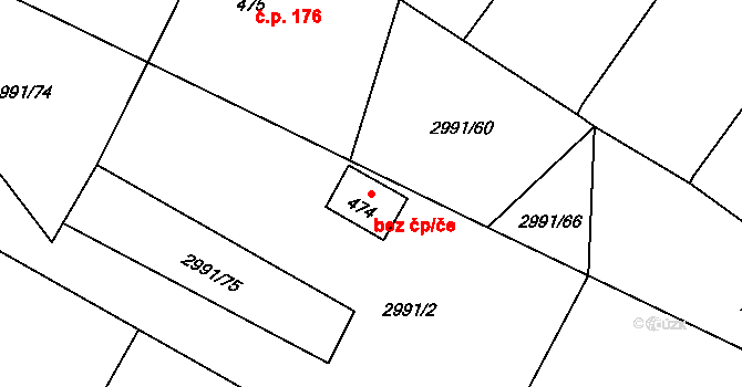 Bukovec 42836565 na parcele st. 474 v KÚ Bukovec u Jablunkova, Katastrální mapa