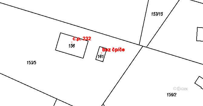 Nemojov 93676565 na parcele st. 161 v KÚ Starobucké Debrné, Katastrální mapa
