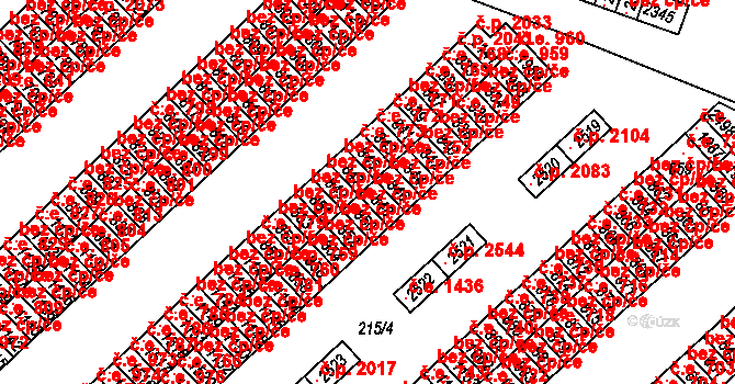 Sezimovo Ústí 754, Katastrální mapa