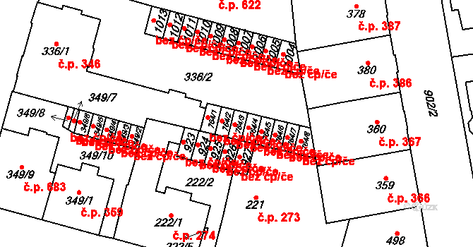 Mariánské Lázně 44650566 na parcele st. 764/3 v KÚ Mariánské Lázně, Katastrální mapa