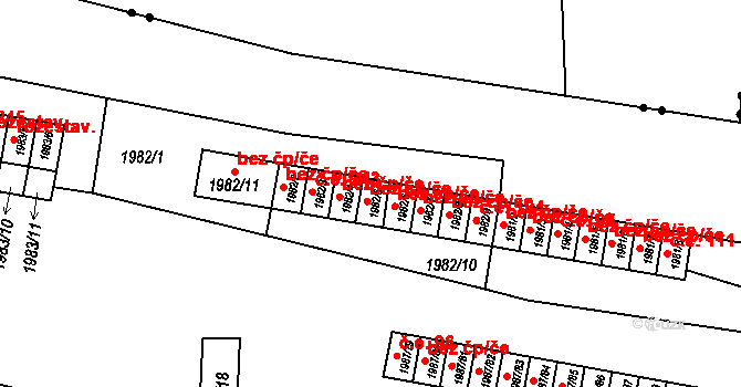 Nýřany 45755566 na parcele st. 1982/5 v KÚ Nýřany, Katastrální mapa