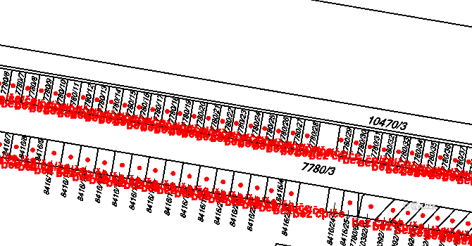 Plzeň 46287566 na parcele st. 7780/23 v KÚ Plzeň, Katastrální mapa