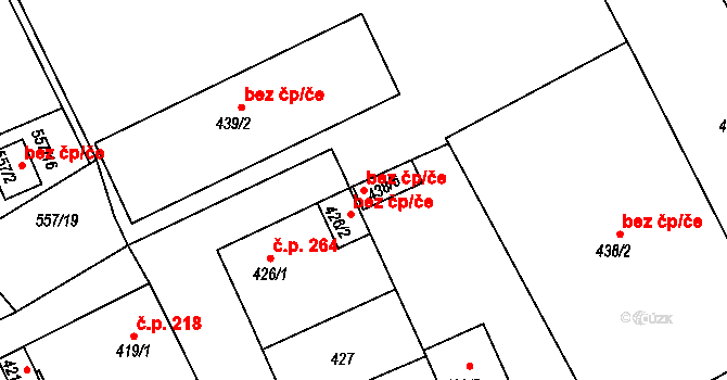Kutná Hora 49632566 na parcele st. 438/6 v KÚ Sedlec u Kutné Hory, Katastrální mapa