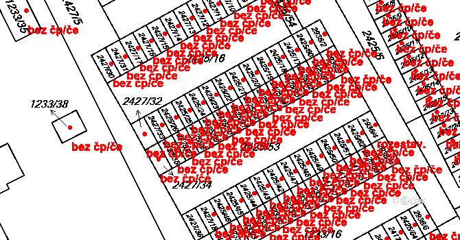 Rychnov nad Kněžnou 38514567 na parcele st. 2425/30 v KÚ Rychnov nad Kněžnou, Katastrální mapa