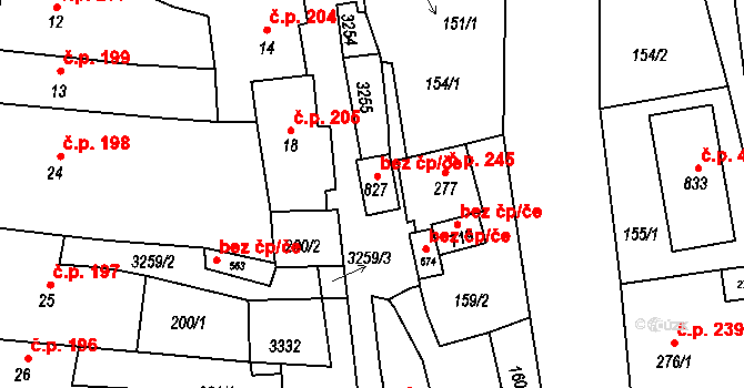 Bečov nad Teplou 48952567 na parcele st. 827 v KÚ Bečov nad Teplou, Katastrální mapa