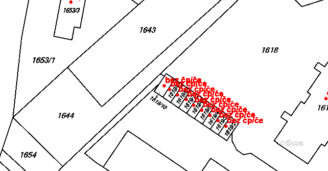 Postřelmov 49154567 na parcele st. 1619/10 v KÚ Postřelmov, Katastrální mapa