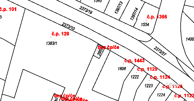 Hořice 147543568 na parcele st. 3969 v KÚ Hořice v Podkrkonoší, Katastrální mapa