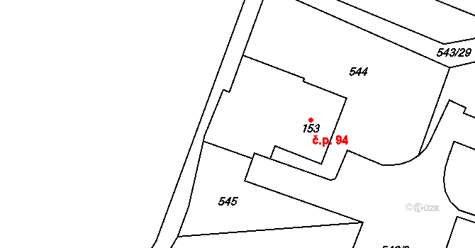 Ruprechtov 1100, Katastrální mapa