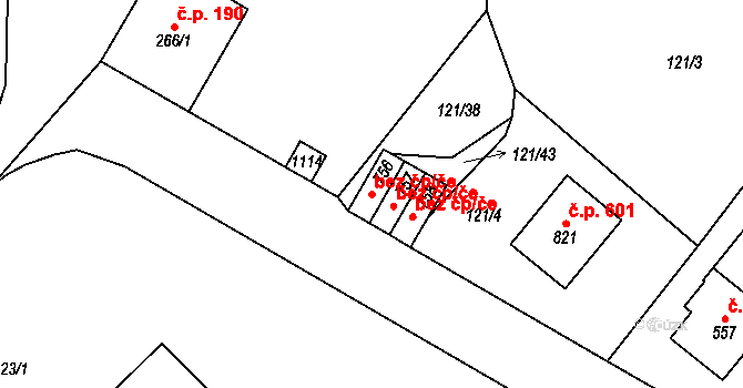 Jablonné nad Orlicí 48995568 na parcele st. 756 v KÚ Jablonné nad Orlicí, Katastrální mapa