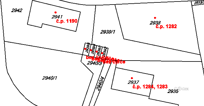 Liberec 40804569 na parcele st. 2939/2 v KÚ Liberec, Katastrální mapa