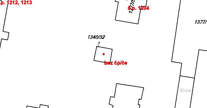 Kopřivnice 45705569 na parcele st. 1340/32 v KÚ Kopřivnice, Katastrální mapa