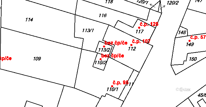 Bdeněves 49269569 na parcele st. 113/2 v KÚ Bdeněves, Katastrální mapa