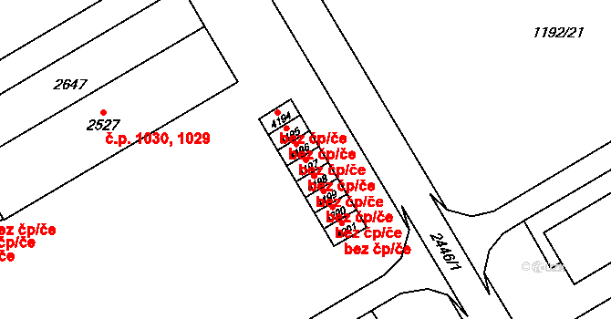 Beroun 50113569 na parcele st. 4197 v KÚ Beroun, Katastrální mapa
