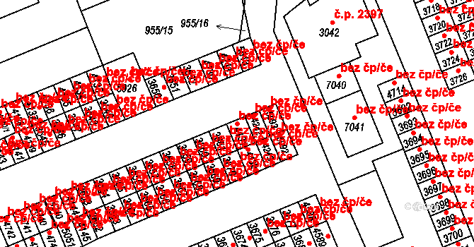 Kroměříž 45018570 na parcele st. 4131 v KÚ Kroměříž, Katastrální mapa
