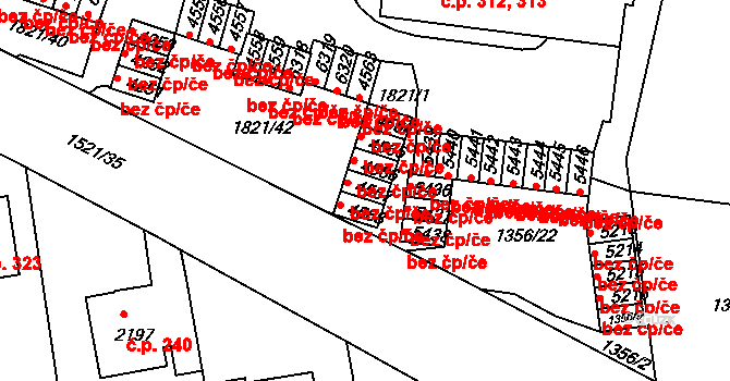 Třebíč 49150570 na parcele st. 4567 v KÚ Třebíč, Katastrální mapa