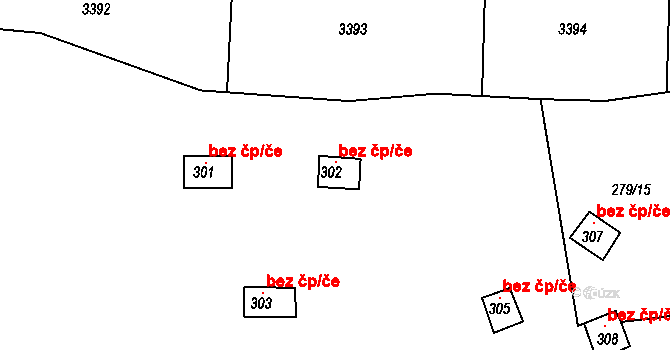Ježov 2, Katastrální mapa